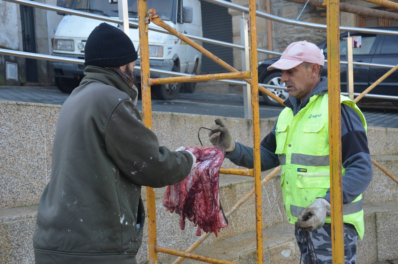 De matanza y degustaciones en Saucelle