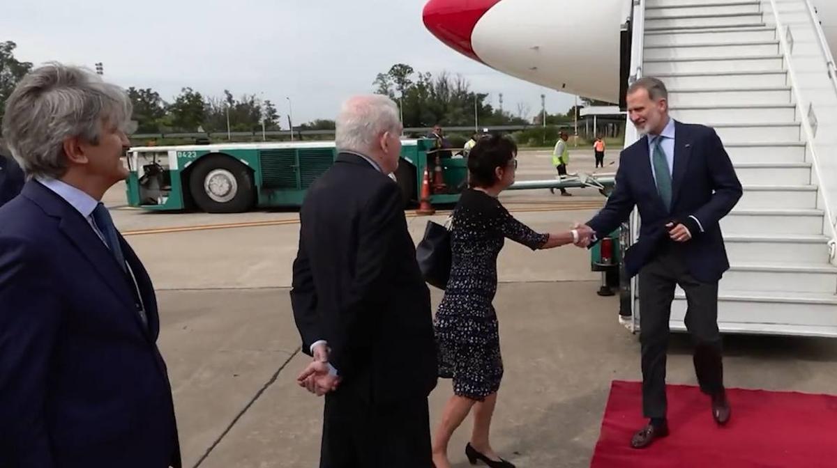 El encuentro entre el Rey Felipe VI y Javier Milei en Argentina