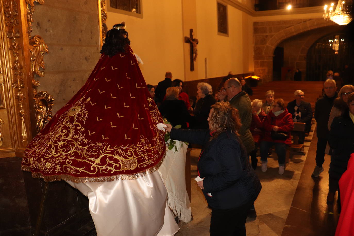 Los fieles de Béjar y Candelario mantienen la devoción por Santa Lucía