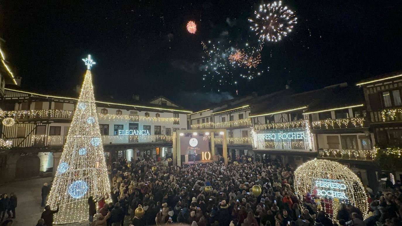 Esta es la esperada iluminación navideña de La Alberca