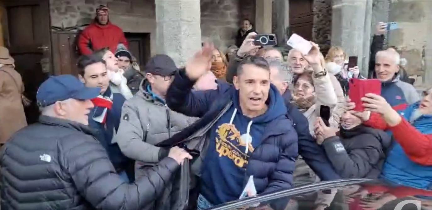 Jesús Vázquez hace su primera aparición en La Alberca antes de la gala