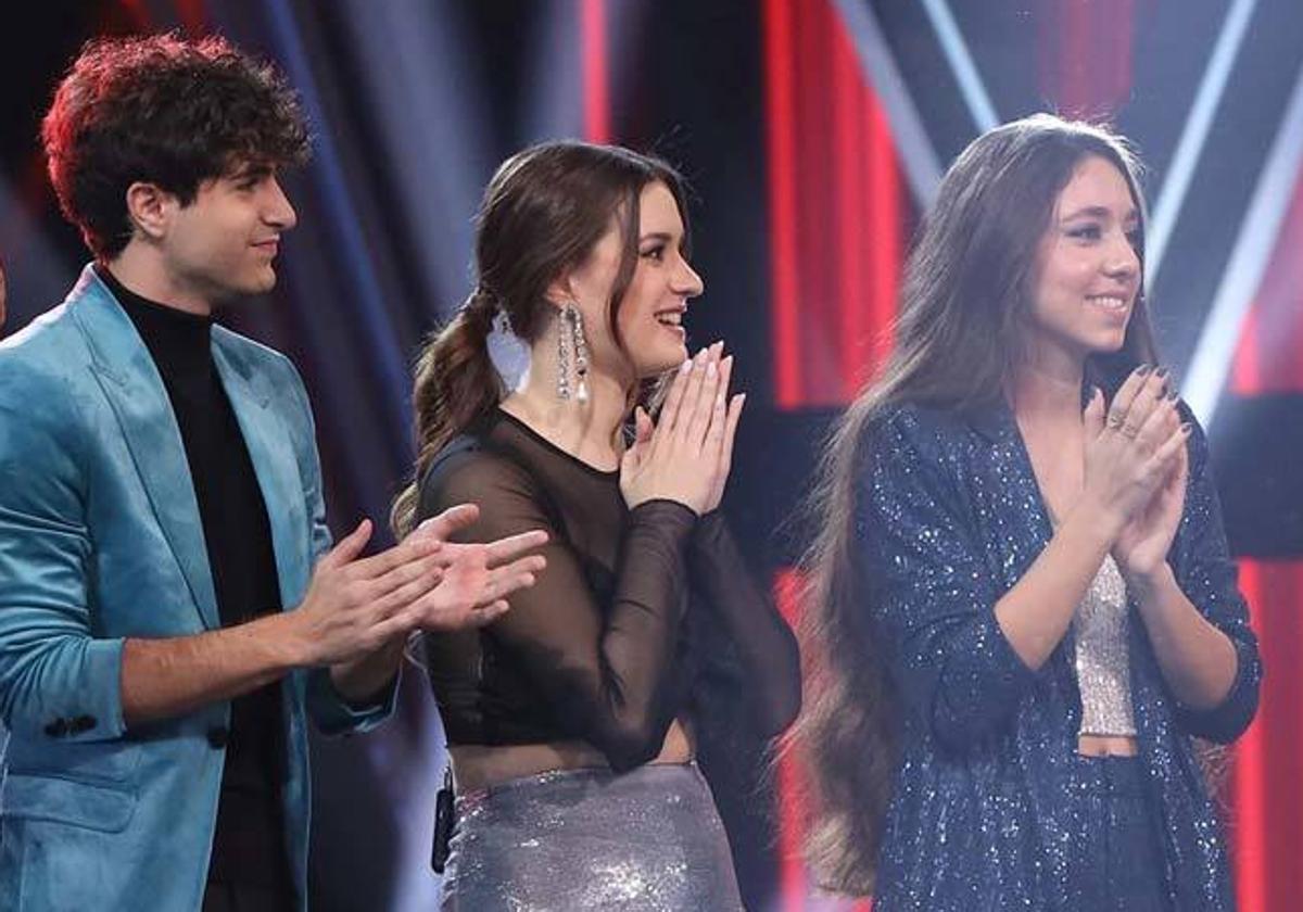 Los cuatro finalistas del concurso de 'La Voz'