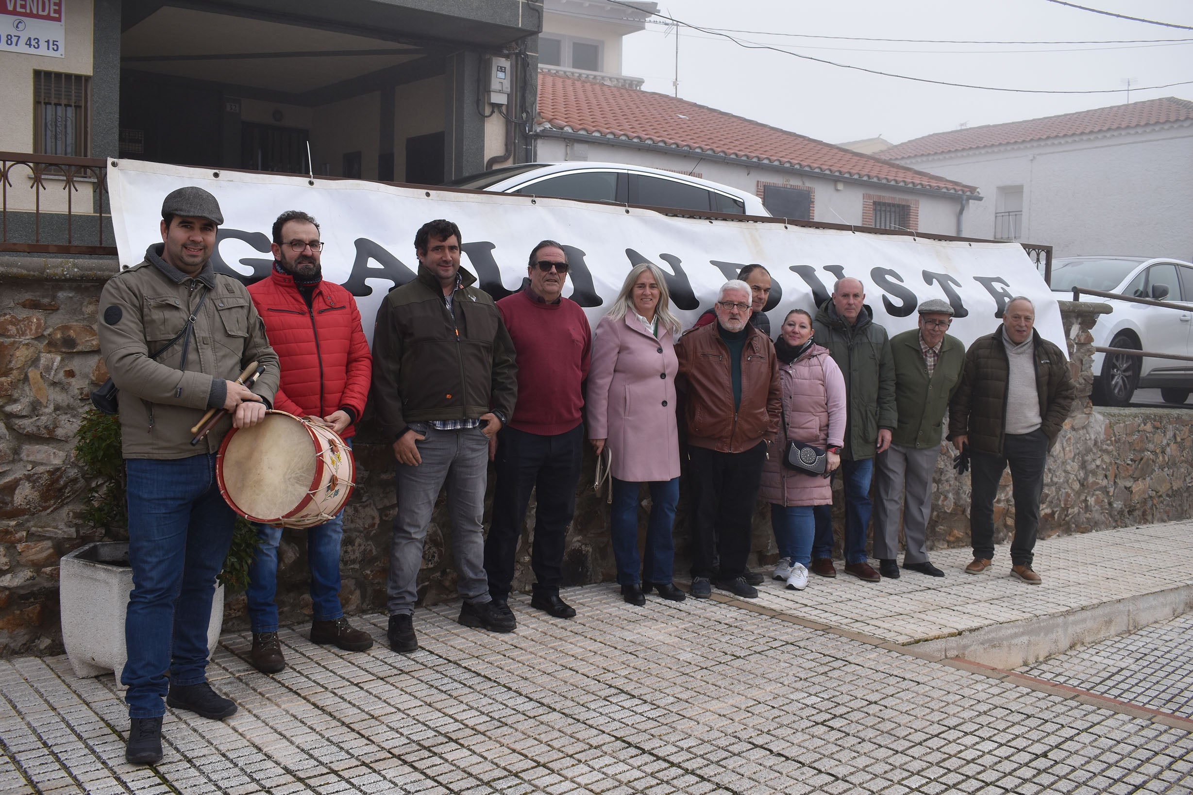 Galinduste celebra la matanza con un invitado muy famoso y más de 400 personas