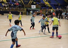 La escuela de fútbol sala fue una de las que participó de nuevo este año en la gala
