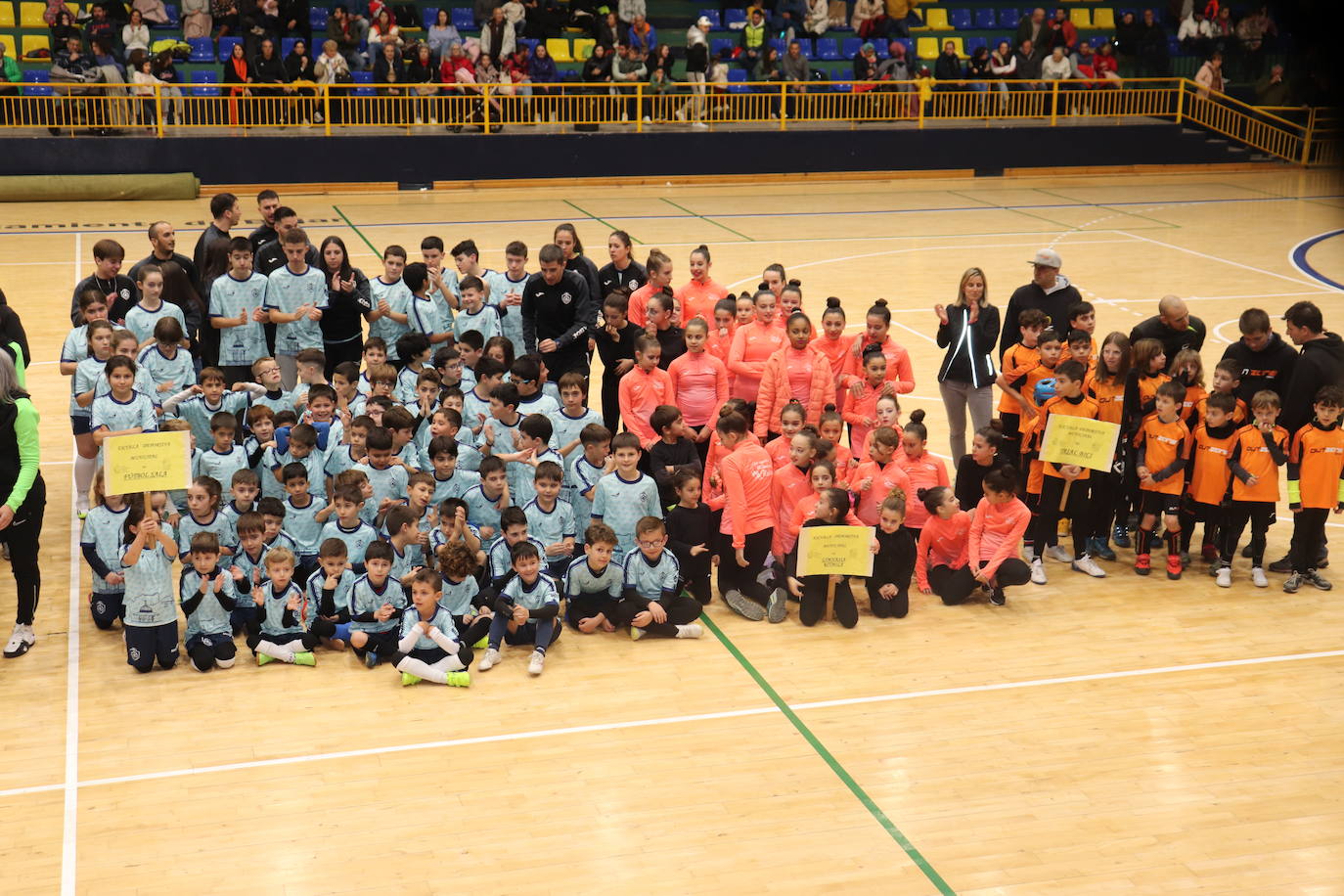 Béjar se vuelca con la gala deportivo-benéfica: 1.500 kilos de alimentos, productos de higiene y limpieza