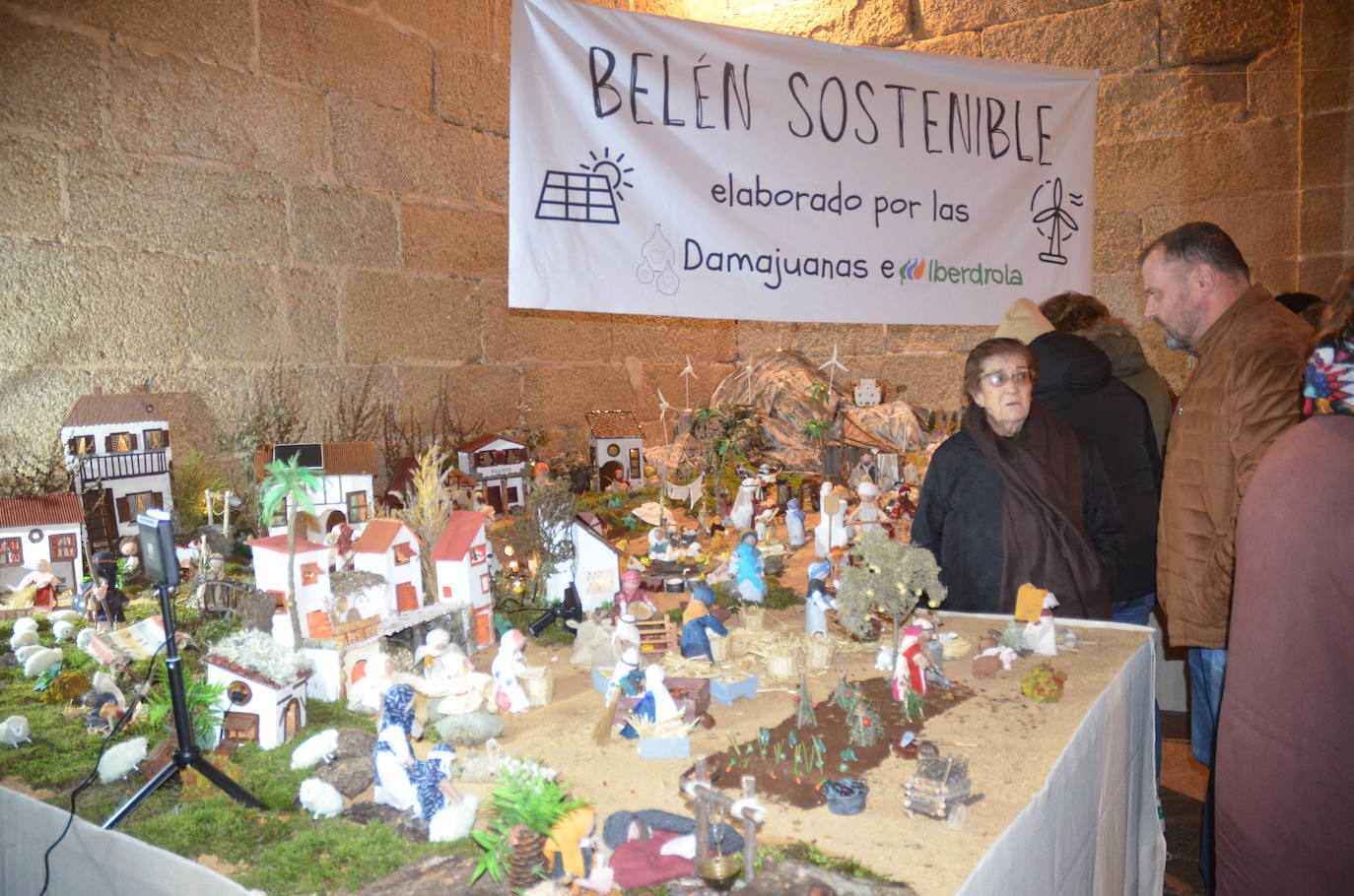 Una segunda vida de los materiales, en forma de belén