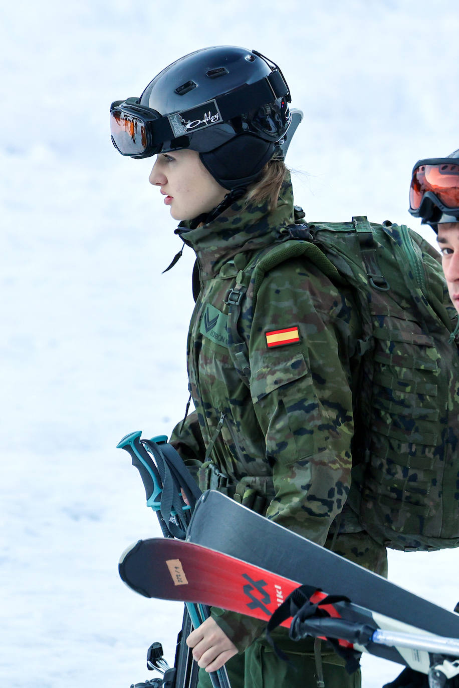 Todas las imágenes de la Princesa Leonor en su entrenamiento de esquí en el Pirineo Aragonés