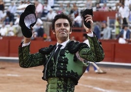 Miguel Ángel Perera, en La Glorieta durante la pasada Feria.