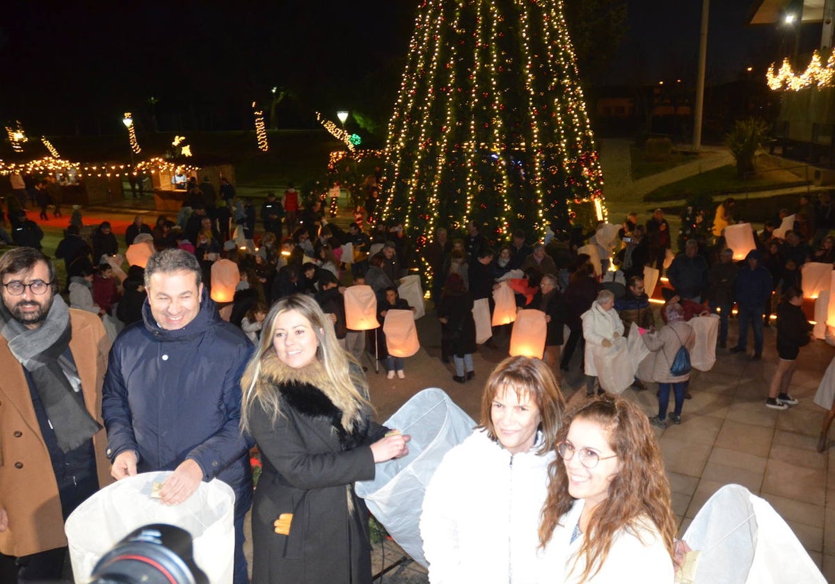 La antigua frontera oñorense se viste de Navidad