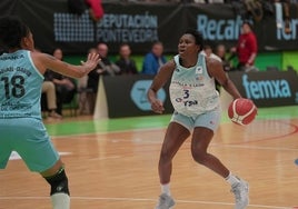 Koné, en una acción del partido de este viernes en Vigo.