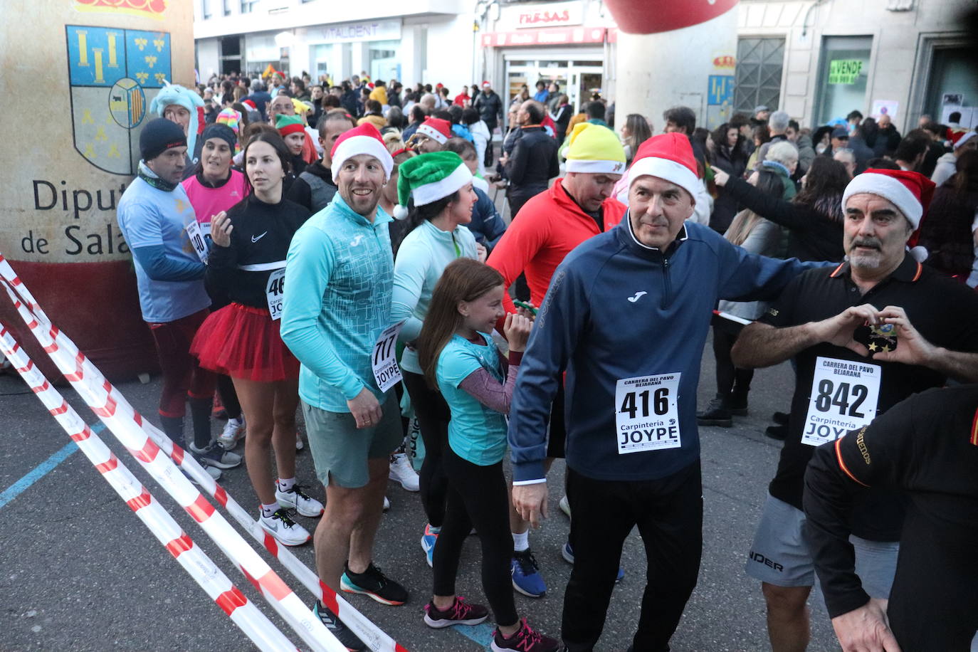 La carrera del pavo llena Béjar con más de 900 corredores