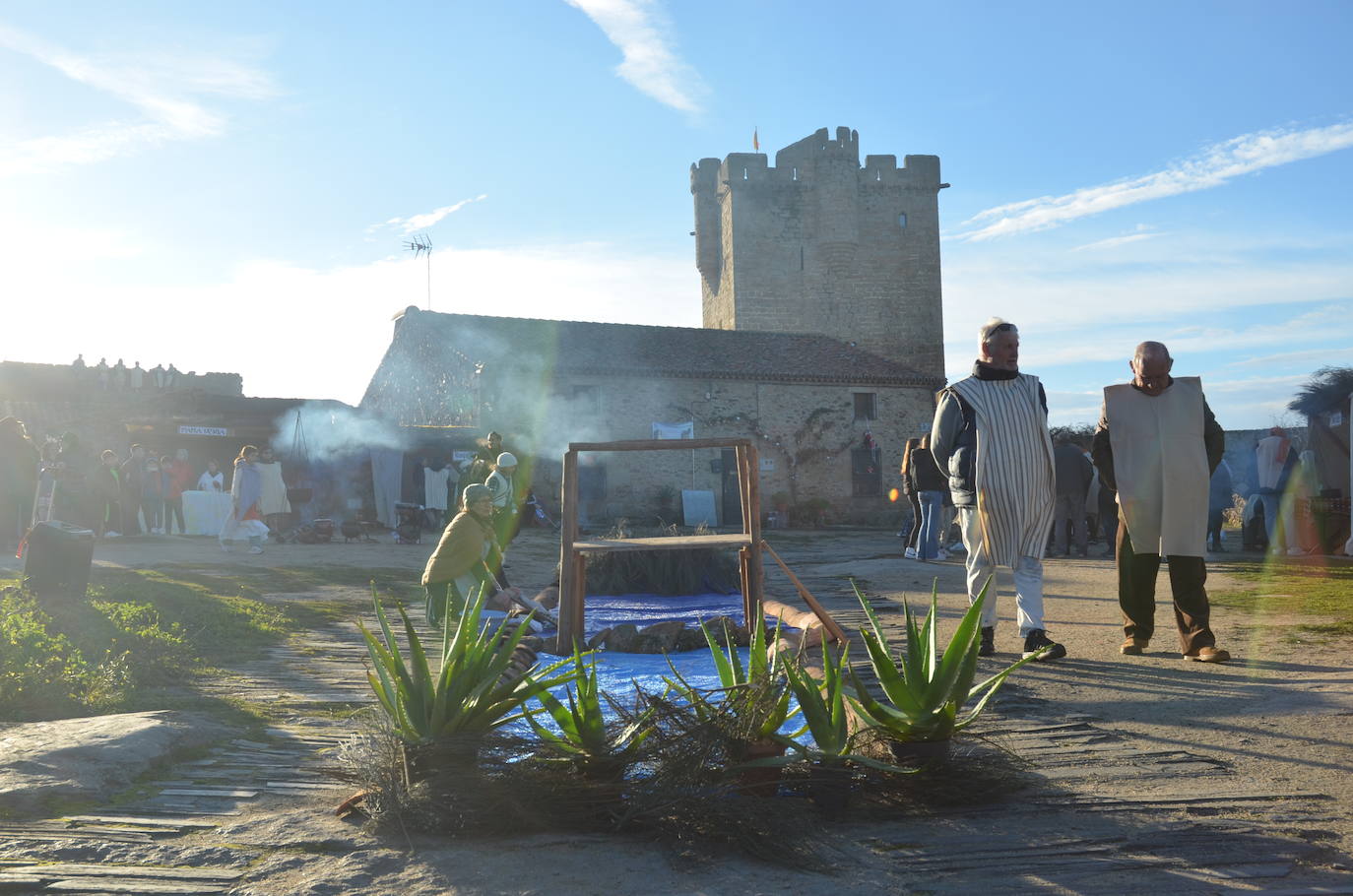 Belén viviente con aire medieval en San Felices de los Gallegos