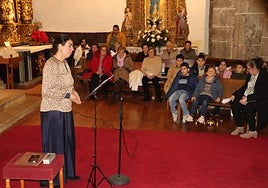 Actuación de Silvia Yllana en la iglesia parroquial