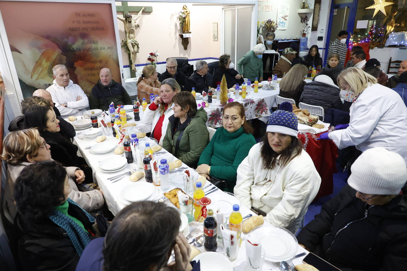 Una Nochebuena mucho mejor gracias al Comedor de los Pobres