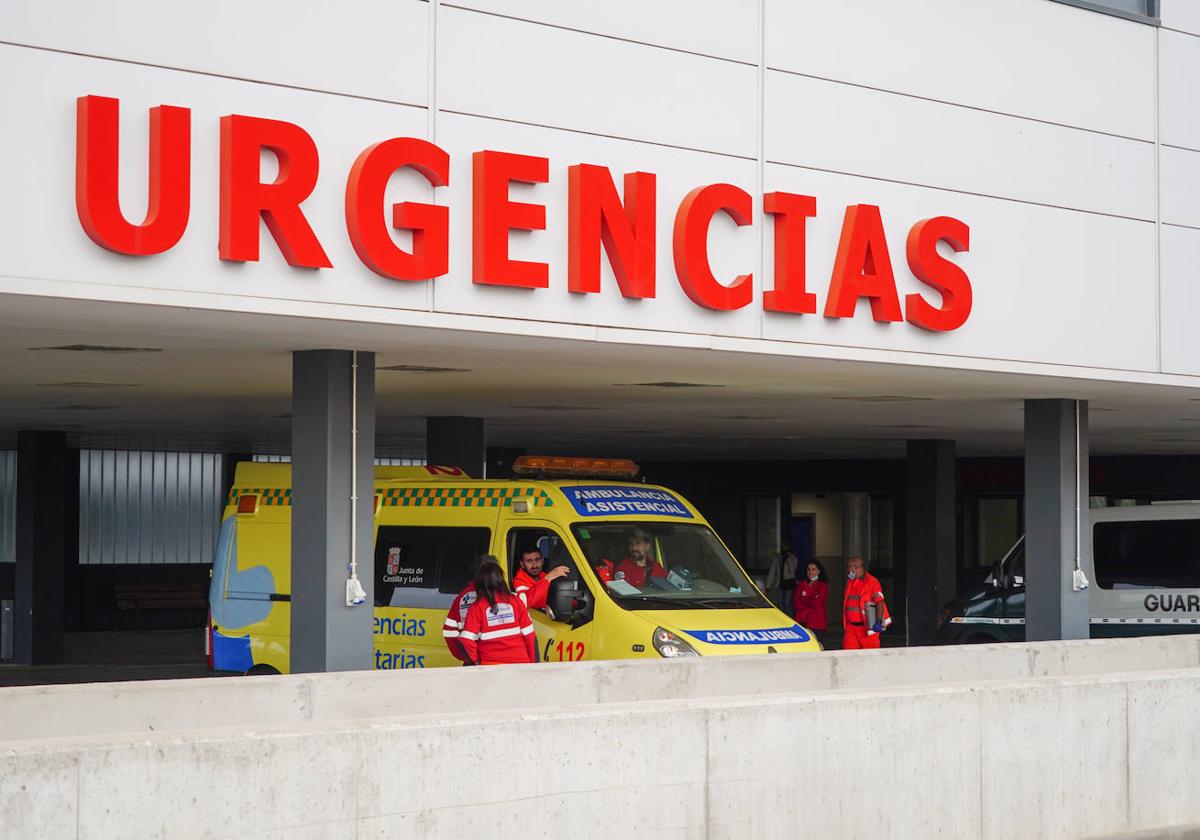 Una mujer trasladada al hospital tras caerle un semáforo en la cabeza