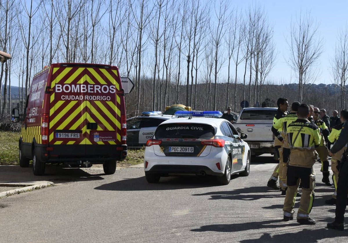 Parte del dispositivo desplegado para localizar al secuestrador de Tenebrón.