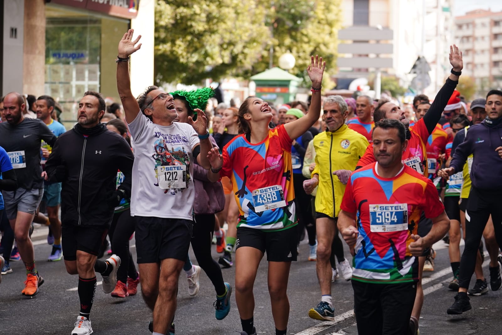 Las fotos más simpáticas de la San Silvestre Salmantina 2023