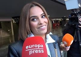 Gloria Camila atiende a Europa Press.