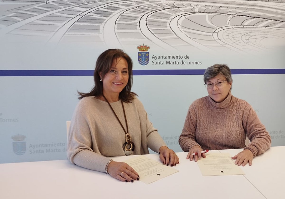 Mari Cruz Gacho y Rosa María García Lozano.