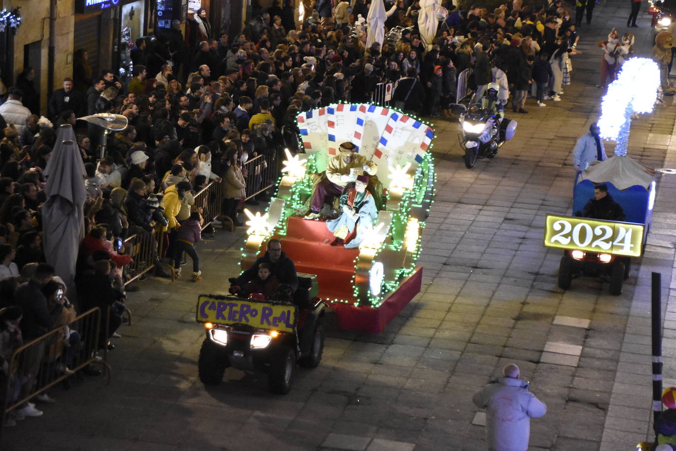 Multitudinaria y espectacular cabalgata en Ciudad Rodrigo