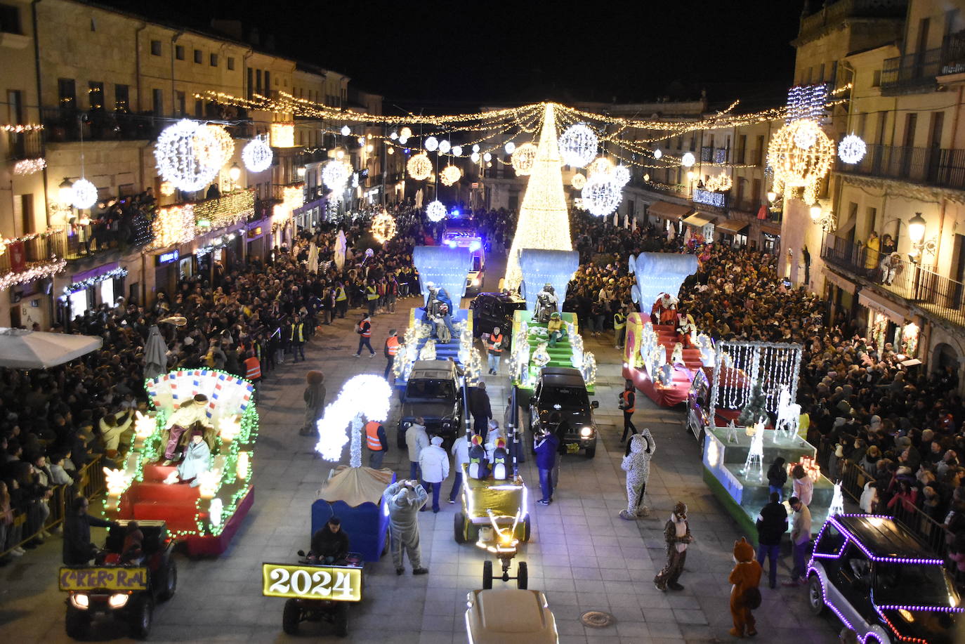 Multitudinaria y espectacular cabalgata en Ciudad Rodrigo