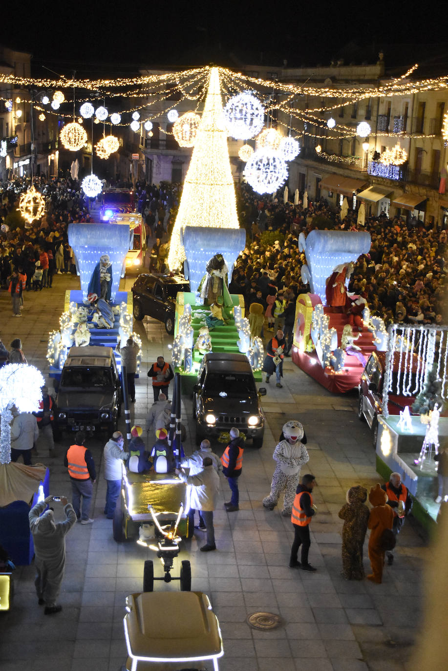 Multitudinaria y espectacular cabalgata en Ciudad Rodrigo