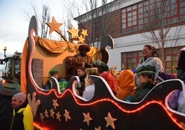 La carroza del rey Baltasar en Alba de Tormes