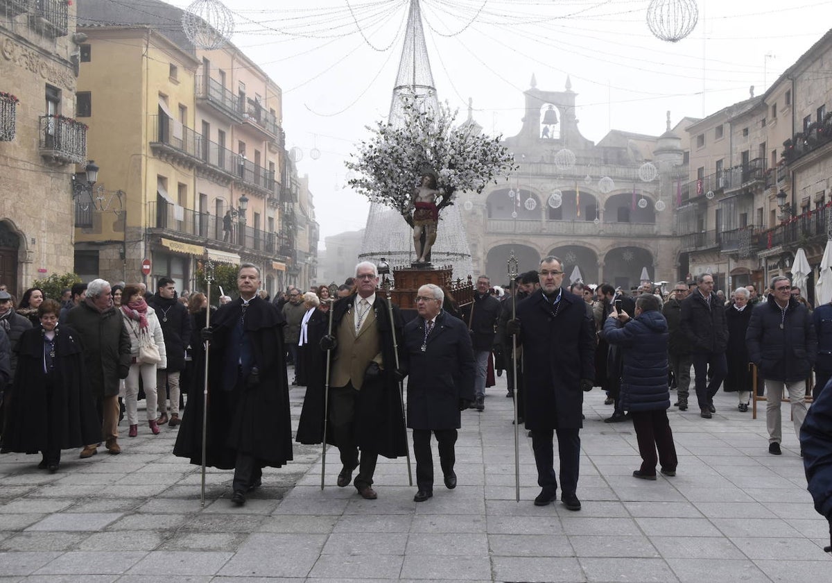 Arranca el periplo del Santo Patrón de Ciudad Rodrigo