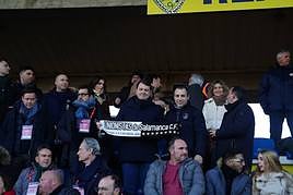Roberto Pescador, junto a Mañueco, en el Reina Sofía.