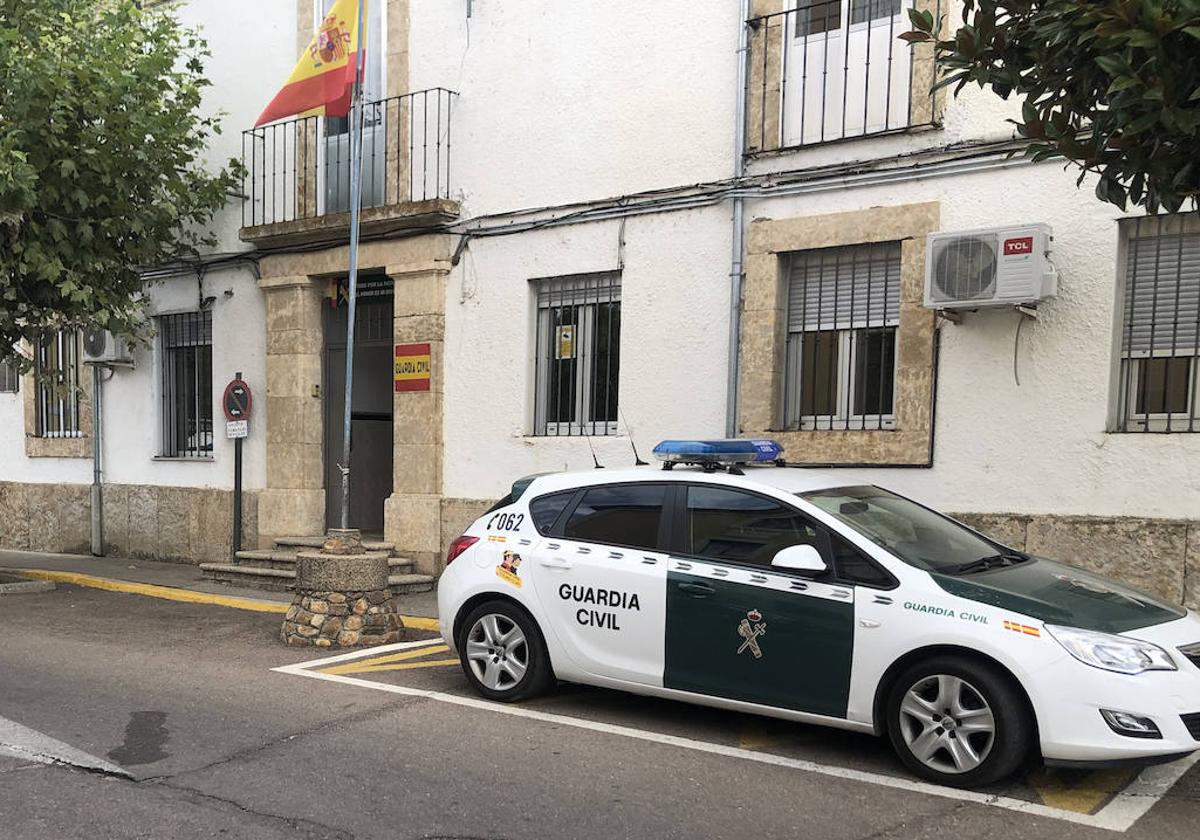 Entrada del cuartel de la Guardia Civil de Ciudad Rodrigo