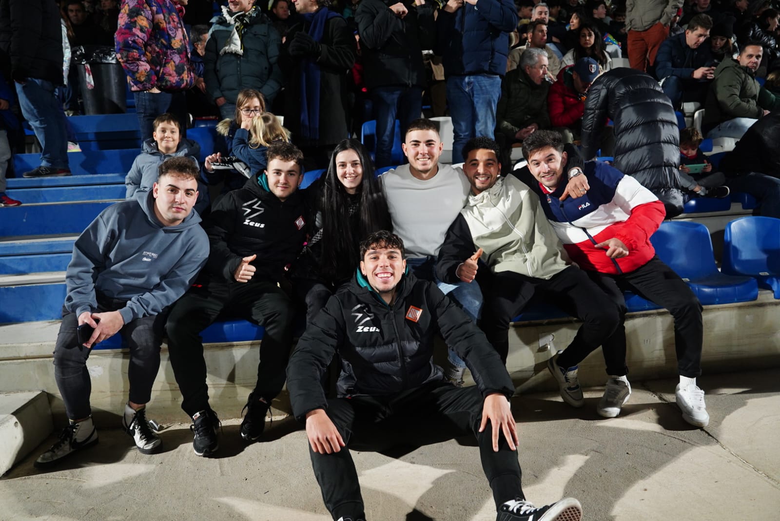 Búscate en la grada del Reina Sofía en el partido contra el Rayo Majadahonda