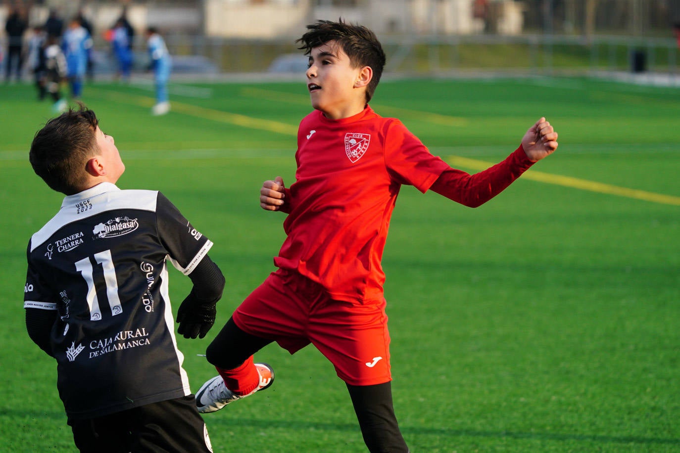 Las mejores imágenes de la jornada 11 del fútbol base en Salamanca