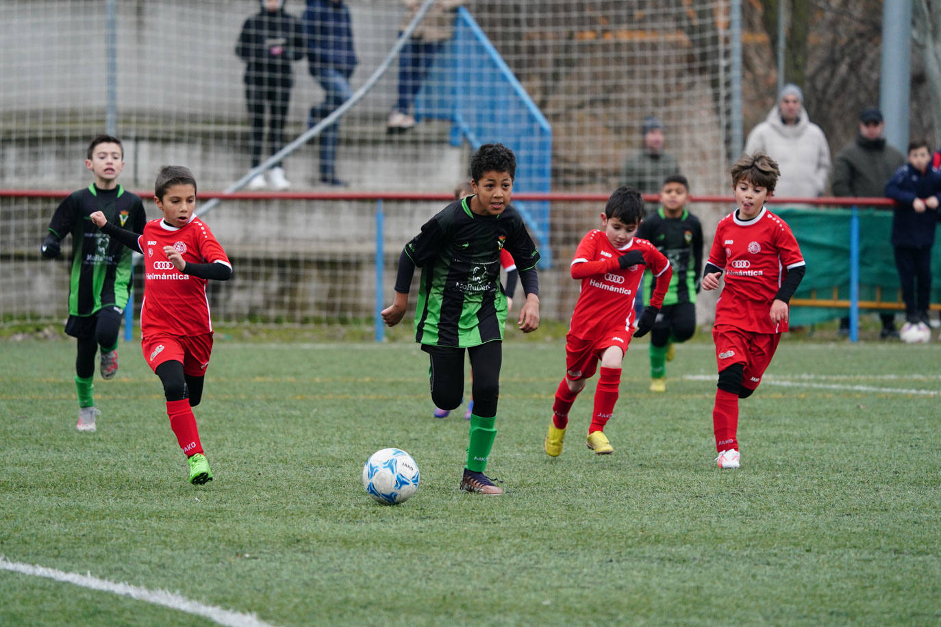 Las mejores imágenes de la jornada 11 del fútbol base en Salamanca