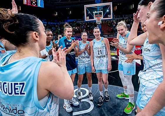 Las jugadoras de Avenida, tras vencer en semifinales en la última edición.