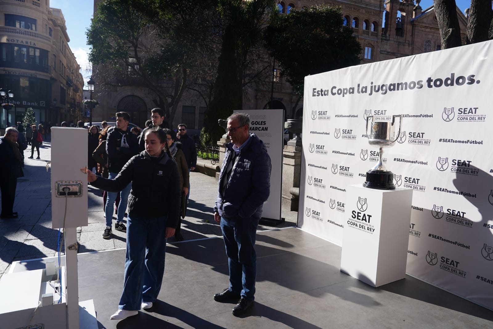 La Copa del Rey, en la Plaza de los Bandos