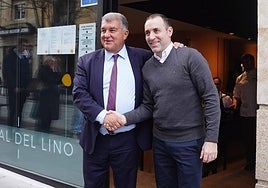 Laporta y Pescador presidieron la comida de directivas