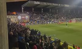 Locura total: así explotó el Reina Sofía con el gol de Álvaro Gómez