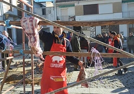 Exhibición de piezas durante el proceso de despiece