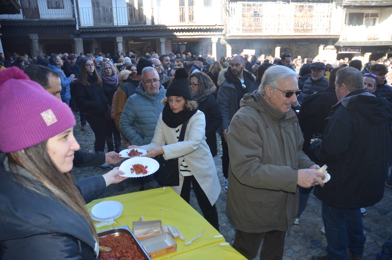 El marrano de San Antón se despide en La Alberca