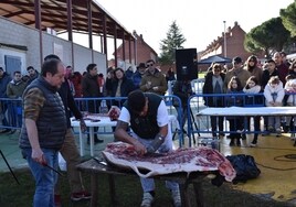 Alfredo Carnicero fue el encargado de las labores de despiece