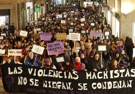 Manifestación contra la violencia machista del pasado 25 de noviembre.