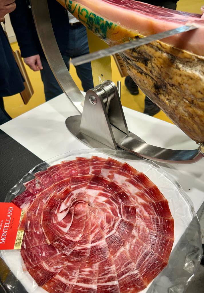 El jamón de Ibéricos Montellano gusta a los visitantes de Madrid Fusión