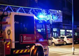 Un camión de Bomberos de Salamanca.