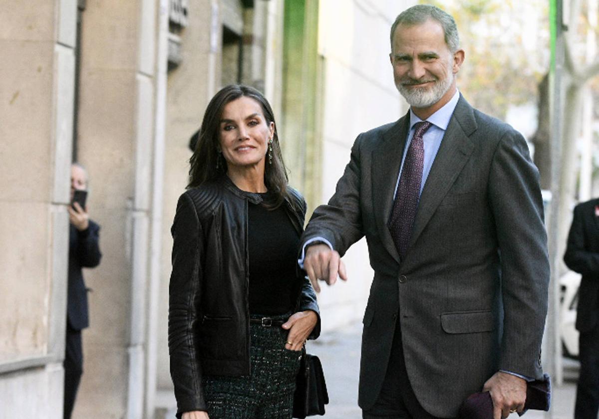 La Reina Letizia, junto con el Rey.