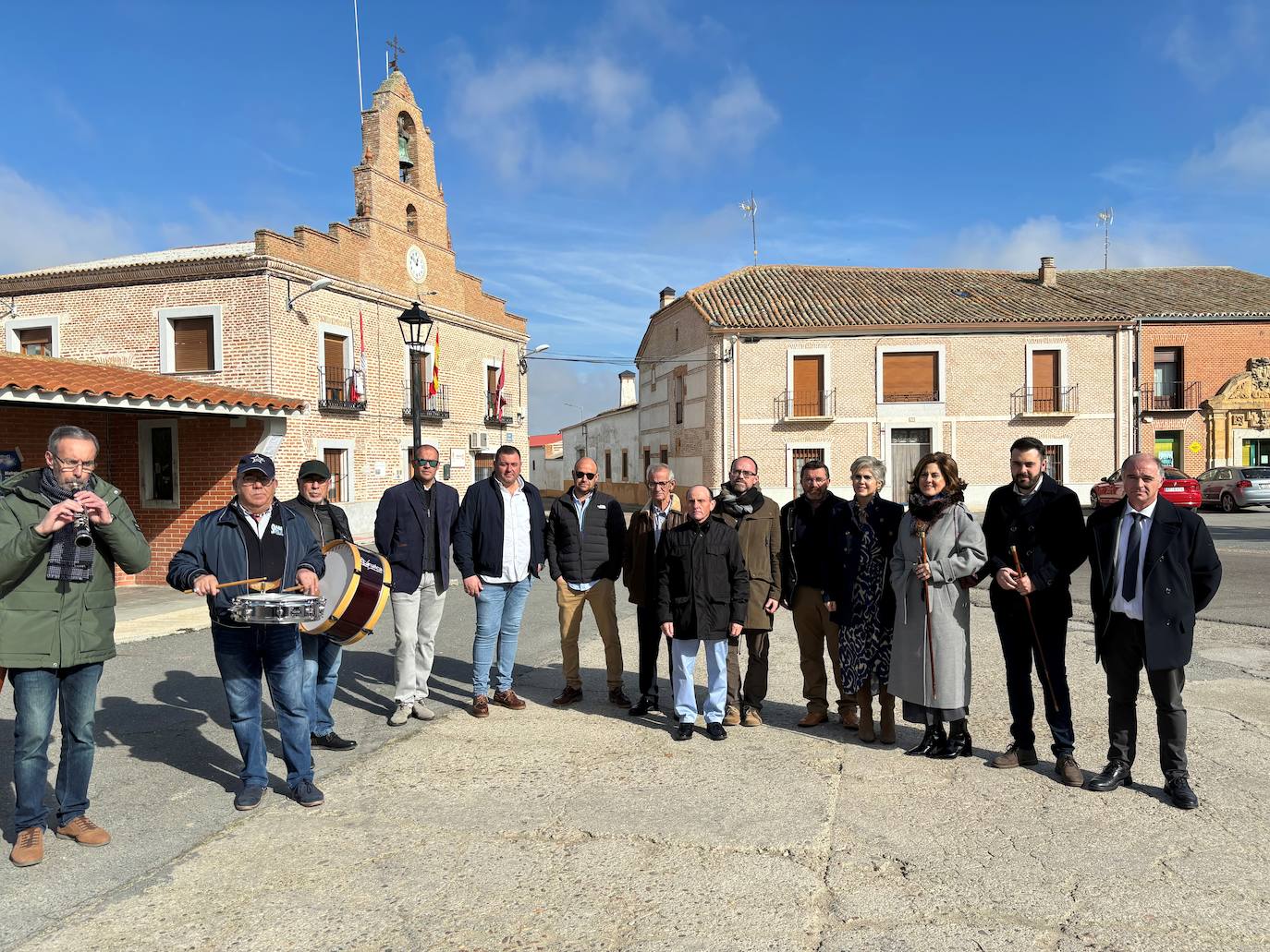 Honores a la Virgen de las Candelas en Palaciosrubios