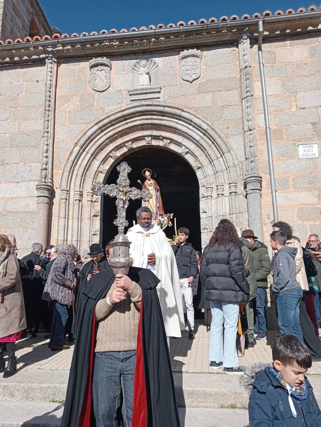 Fuentes de Béjar rinde honores a San Blas