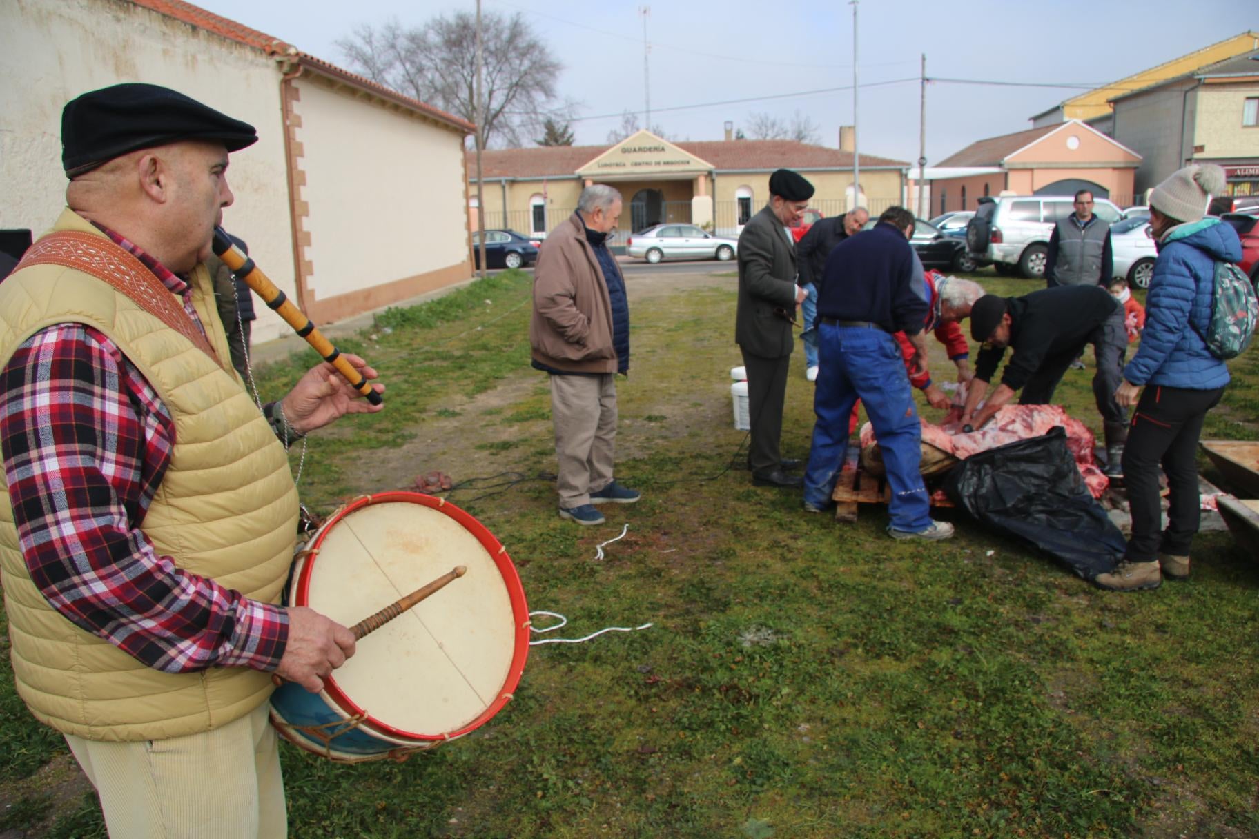 Calzada disfrutó de la jornada de matanza tradicional