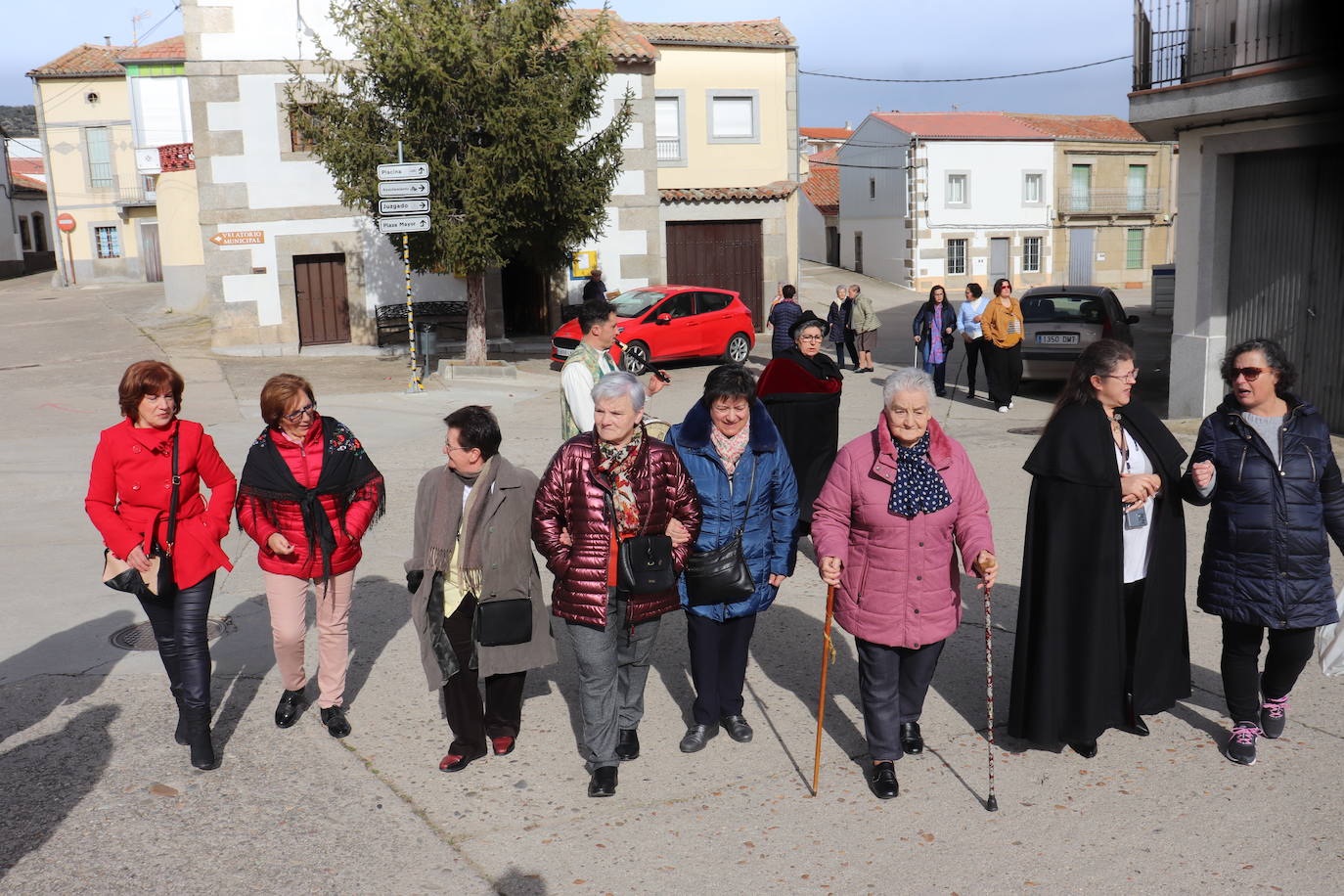 Día de águedas y celebración en Santibáñez de Béjar