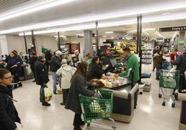 Un supermercado de Mercadona en Salamanca.