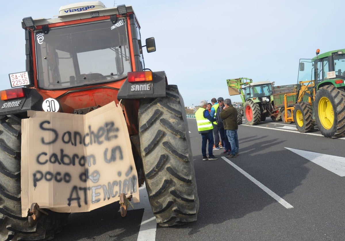 La protesta de los agricultores, en imágenes